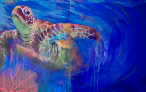 seaturtle fluourescence